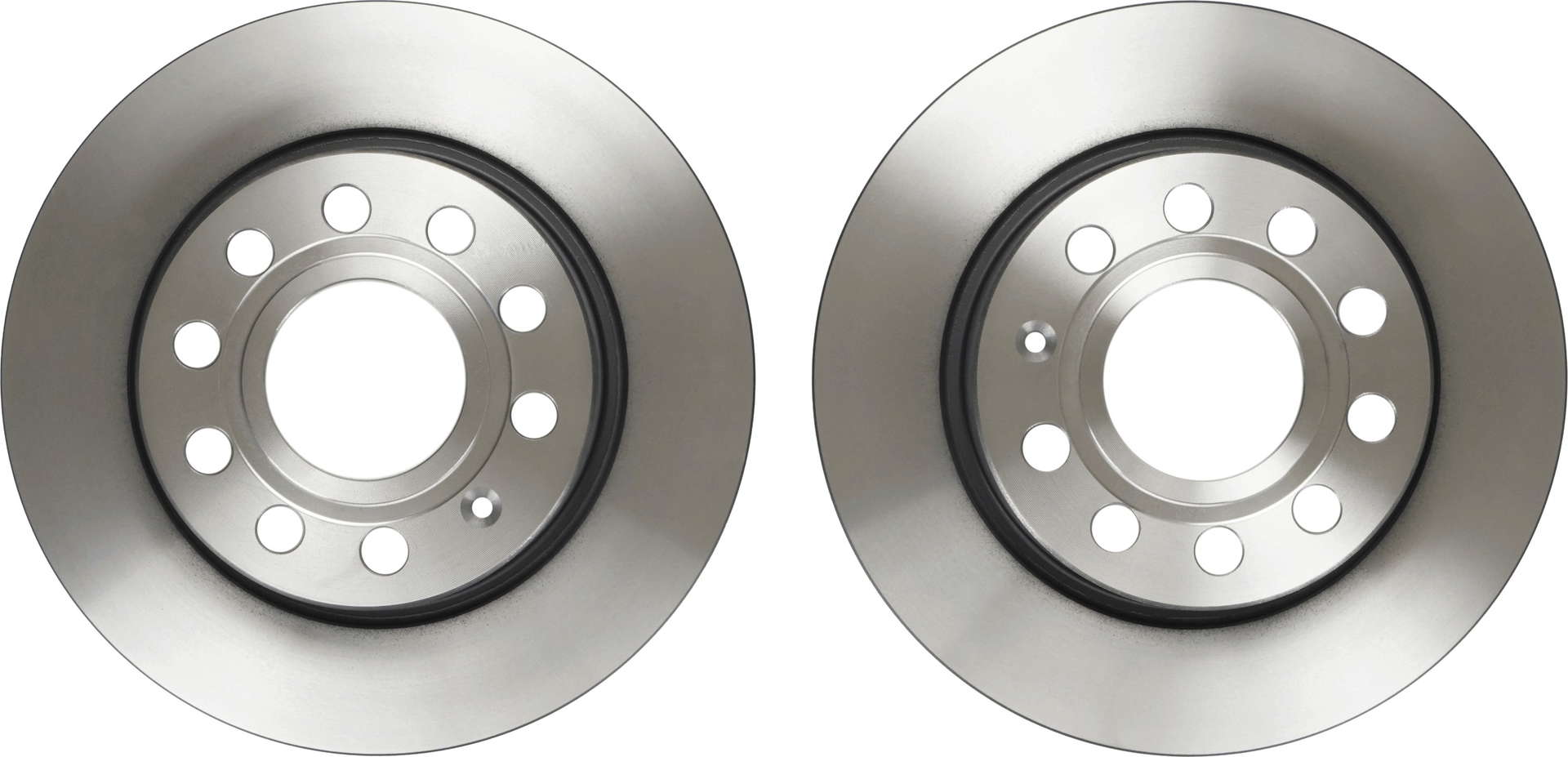 PAIRE DE DISQUES PEINTS