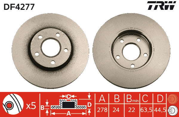 PAIRE DE DISQUES