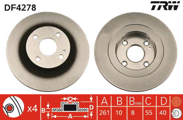 PAIRE DE DISQUES