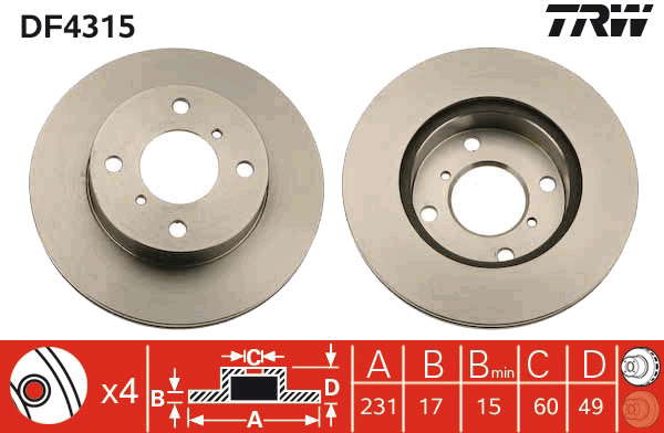 PAIRE DE DISQUES