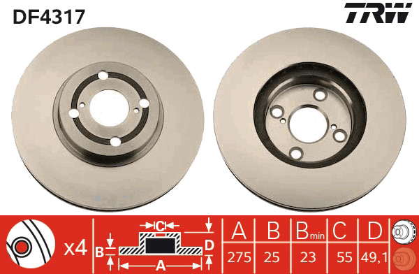 PAIRE DE DISQUES