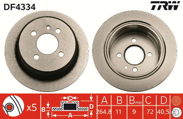 PAIRE DE DISQUES