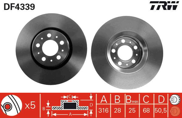 PAIRE DE DISQUES