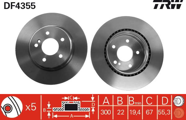 PAIRE DE DISQUES
