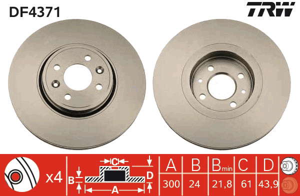 PAIRE DE DISQUES