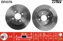PAIRE DE DISQUES PEINTS
