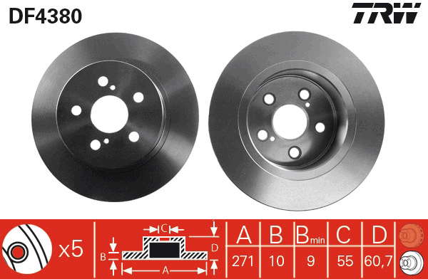 PAIRE DE DISQUES