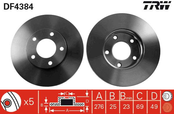 PAIRE DE DISQUES