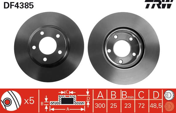 PAIRE DE DISQUES