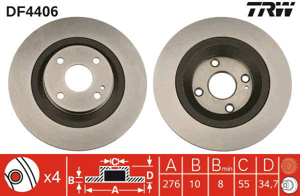 PAIRE DE DISQUES