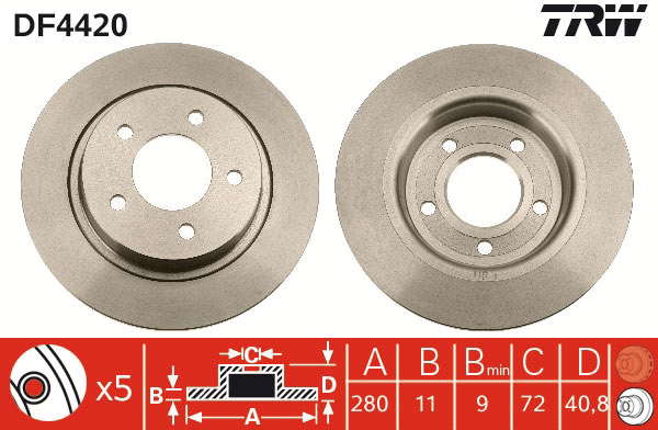 PAIRE DE DISQUES
