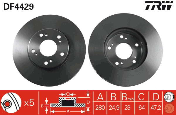 PAIRE DE DISQUES