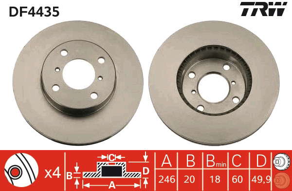 PAIRE DE DISQUES