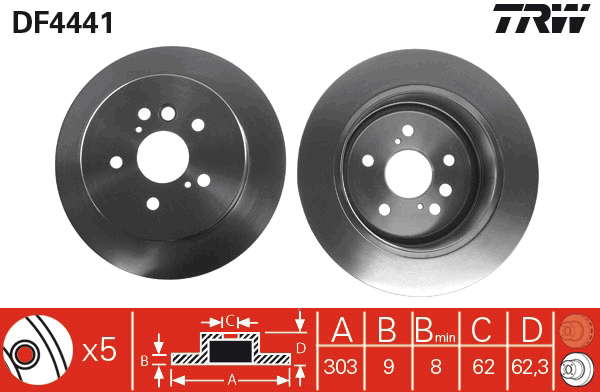 PAIRE DE DISQUES