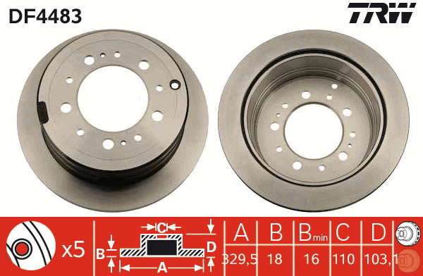 PAIRE DE DISQUES