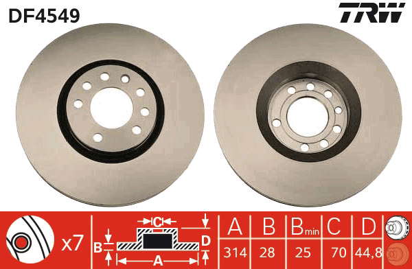 PAIRE DE DISQUES