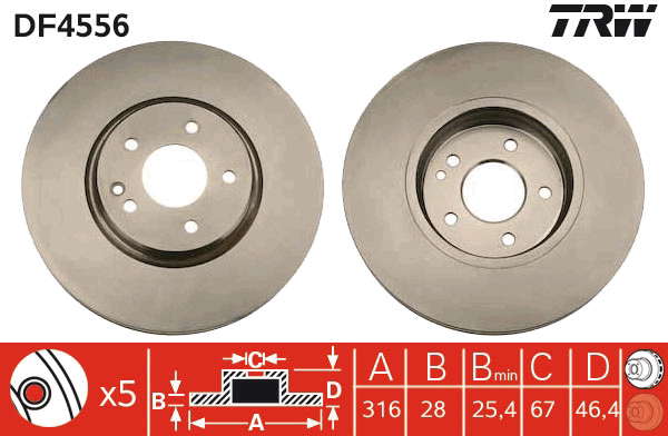 PAIRE DE DISQUES