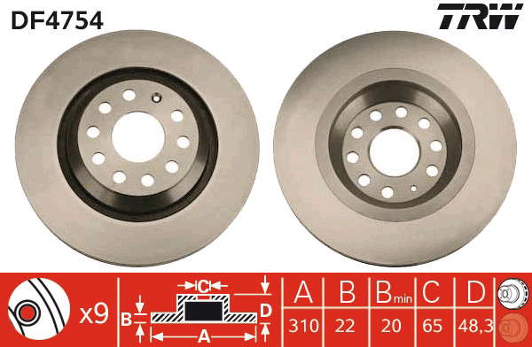 PAIRE DE DISQUES