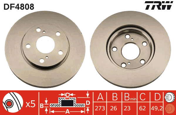 PAIRE DE DISQUES