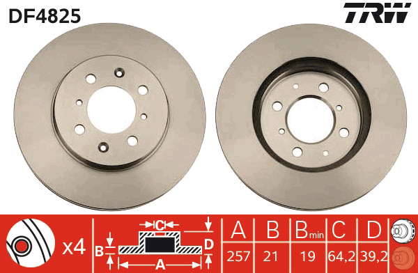 PAIRE DE DISQUES