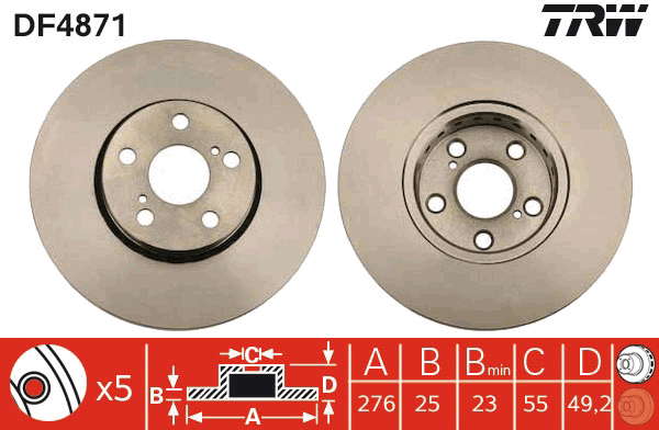 PAIRE DE DISQUES