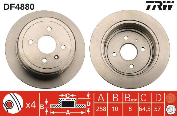 PAIRE DE DISQUES