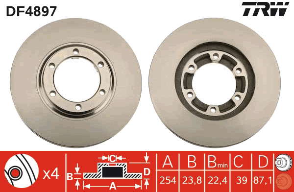 PAIRE DE DISQUES