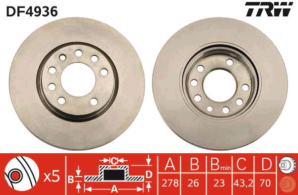 PAIRE DE DISQUES