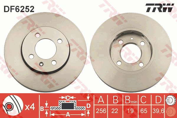 PAIRE DE DISQUES