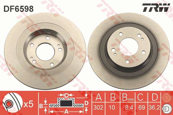 PAIRE DE DISQUES