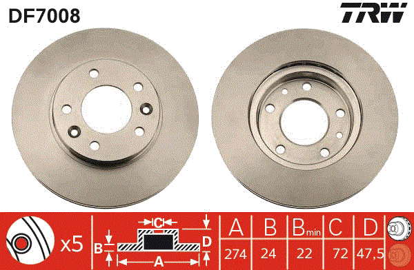 PAIRE DE DISQUES