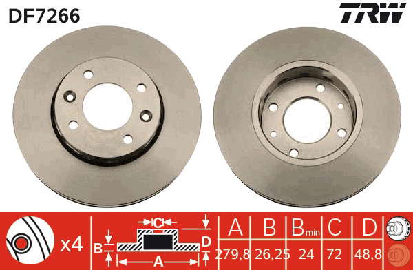 PAIRE DE DISQUES