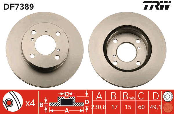 PAIRE DE DISQUES