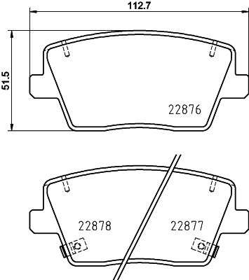 KIT DE PLAQUETTES DE FREIN