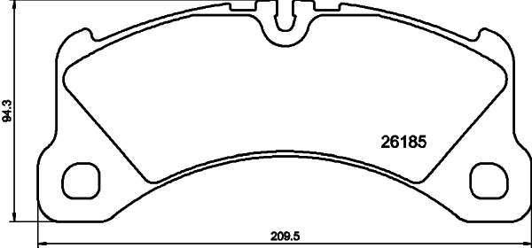 BRAKE PAD SET, DISC BRAKE