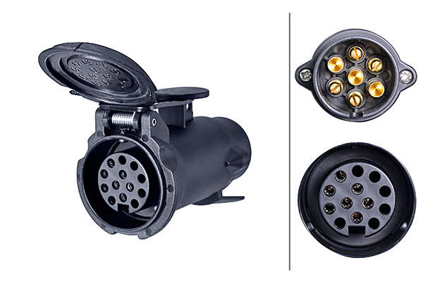 ADAPTATEUR COURT 12V 7 13 POLES