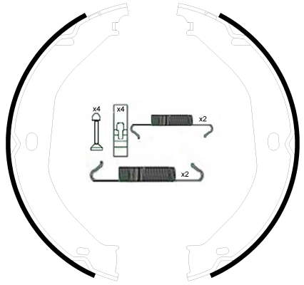 JEU DE MACHOIRES DE FREIN
