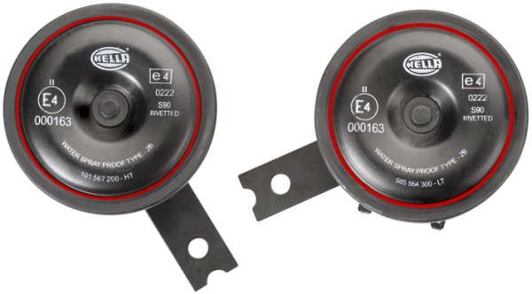 AVERTISSEUR 12V 350HZ NOIR CONN. DT