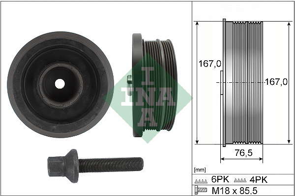 Kit poulie damper