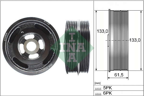 Poulie damper (vilebrequin)