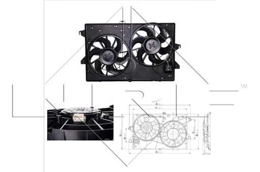GMV - ALFA ROMEO 156 1.9D 97- FAN C