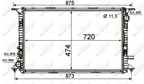 RAD - AUDI A8 4.2D 10- RADIATOR