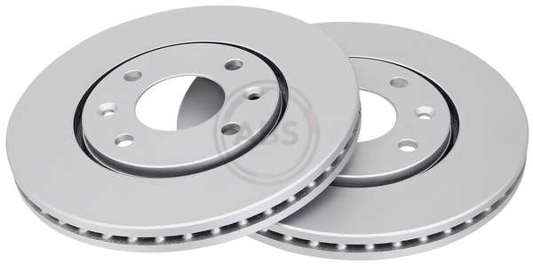 Jeu de 2 disques de frein