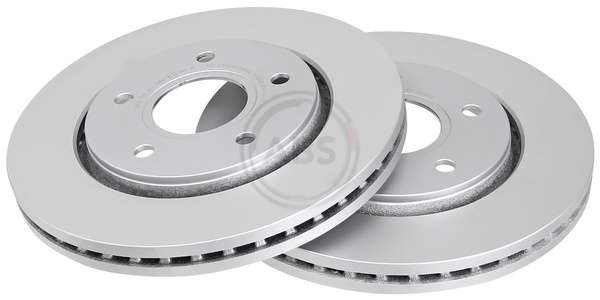 Jeu de 2 disques de frein