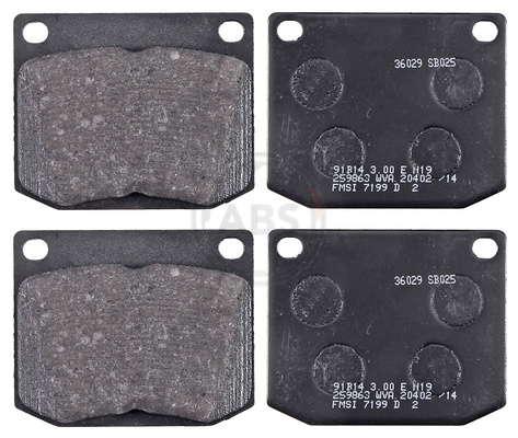 Plaquettes de frein