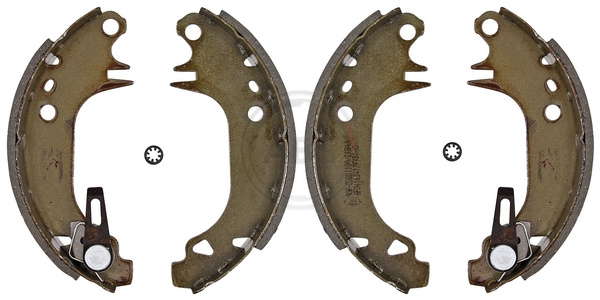 Jeu de mâchoires de frein