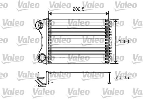 RAD CHAUF FIAT DOBLO, PUNTO II