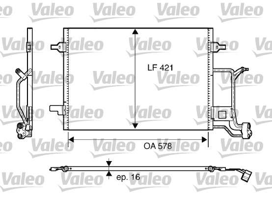 COND AUDI A4 / VW PASSAT