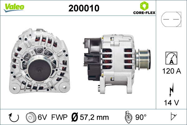 ALT-CORE FLEX-VW-GLFIV,POLO,A3