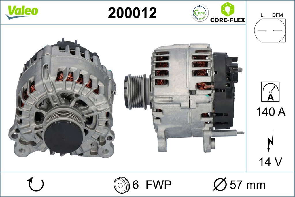ALT-CORE FLEX-VW-GLFV,JETTA3,PSSAT,
